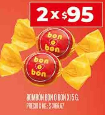 Supermercados DIA BOMBON BON O BON X 15 G. oferta