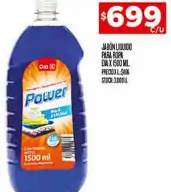 Supermercados DIA Jabón Liquido Para Ropa Dia x 1500ml oferta