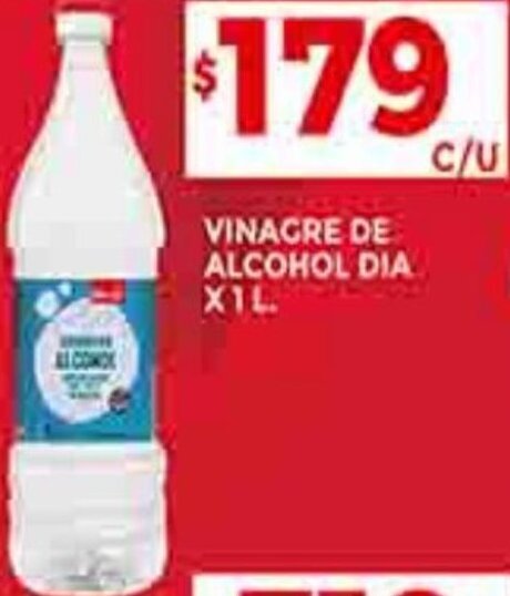 Supermercados DIA VINAGRE DE ALCOHOL DIA X 1L oferta