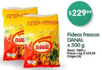 Supermercados Buenos Días FIDEOS FRESCOS DANAL X 500G oferta
