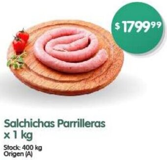 Supermercados Buenos Días Salchichas Parrilleras x 1 kg oferta