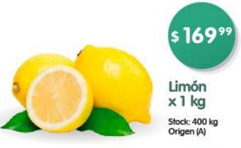 Supermercados Buenos Días Limón x 1 kg oferta