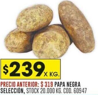 Coto PAPA NEGRA SELECCION oferta