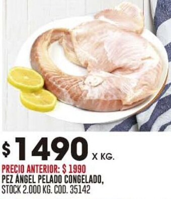 Coto PEZ ANGEL PELADO CONGELADO oferta