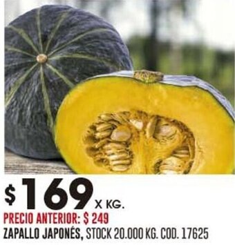 Coto ZAPALLO JAPONÉS oferta