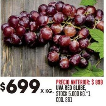 Coto UVA RED GLOBE oferta