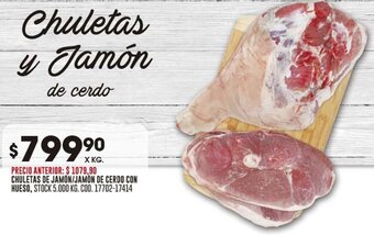 Coto CHULETAS DE JAMÓN/JAMÓN DE CERDO CON HUESO oferta