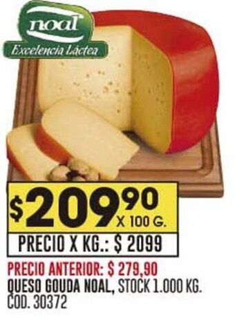Coto QUESO GOUDA NOAL oferta