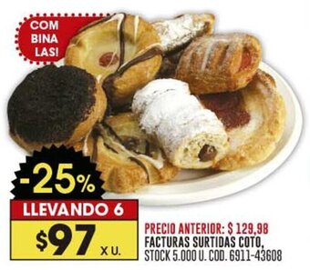 Coto FACTURAS SURTIDAS COTO oferta