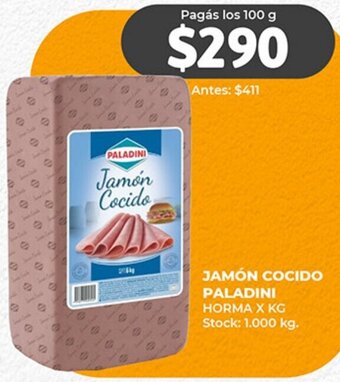 Supermercados Tadicor JAMÓN COCIDO HORMA X KG oferta