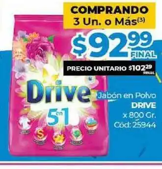 Drive Jabón En Polvo x 800gr
