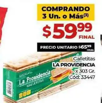 Diarco La Providencia Galletitas x 303gr oferta