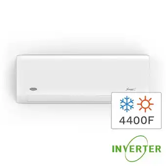 Frávega Aire acondicionado split frío/calor carrier xpower inverter 5120w 4400f 53hvg1801e oferta