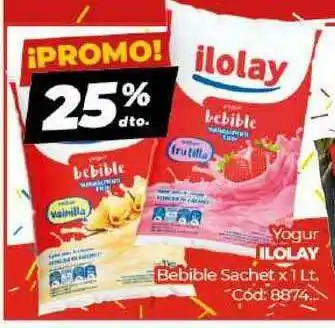 Diarco Ilolay Yogur Bebible x 1lt oferta