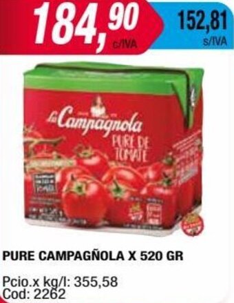 Maxiconsumo PURE CAMPAGNOLA X 520 GR oferta
