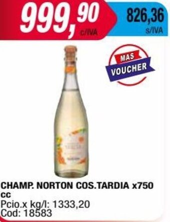 Maxiconsumo CHAMP. NORTON COS.TARDIA X750CC oferta