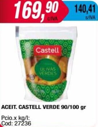 ACEIT. CASTELL VERDE 90/100 gr