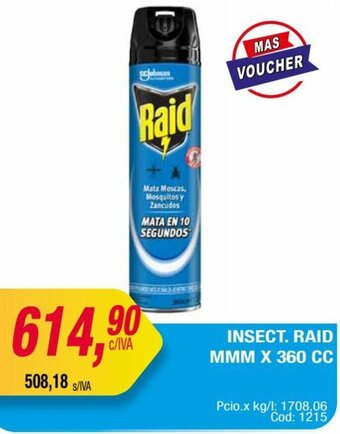 Maxiconsumo INSECT. RAID MMM X 360 CC oferta