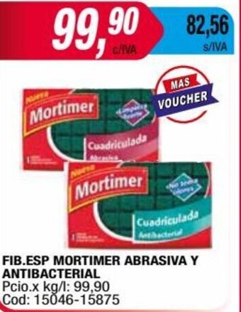 Maxiconsumo FIB.ESP MORTIMER ABRASIVA Y ANTIBACTERIAL oferta