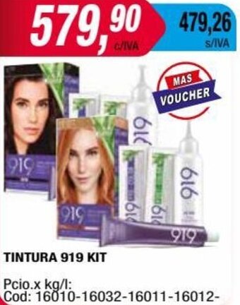 Maxiconsumo TINTURA 919 KIT oferta