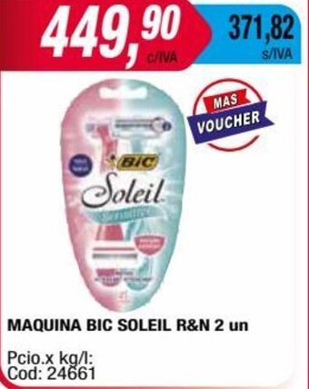 Maxiconsumo MAQUINA BIC SOLEIL R&N 2 un oferta