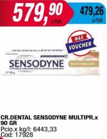 Maxiconsumo CR.DENTAL SENSODYNE MULTIPR.X 90 GR oferta