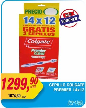 Maxiconsumo CEPILLO COLGATE PREMIER 14x12 oferta