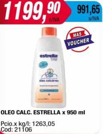 Maxiconsumo OLEO CALC. ESTRELLA x 950 ml oferta