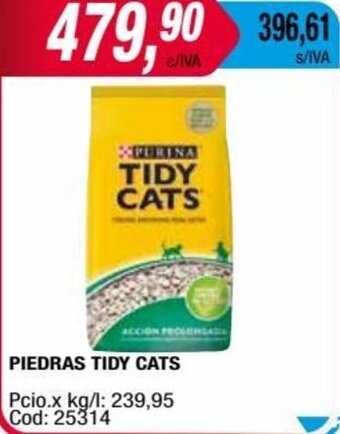 Maxiconsumo PIEDRAS TIDY CATS oferta