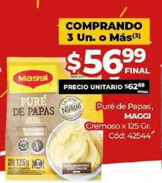 Diarco Maggi Puré De Papas Cremoso x 125gr oferta