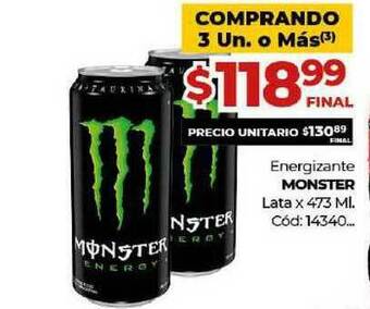 Diarco Monster Energizante x 473ml oferta