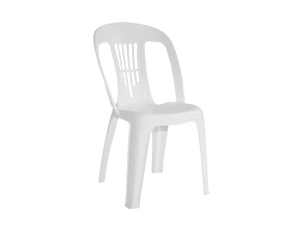 DRicco Silla jardín plastico garden life antonella 39/f8550 blanca oferta