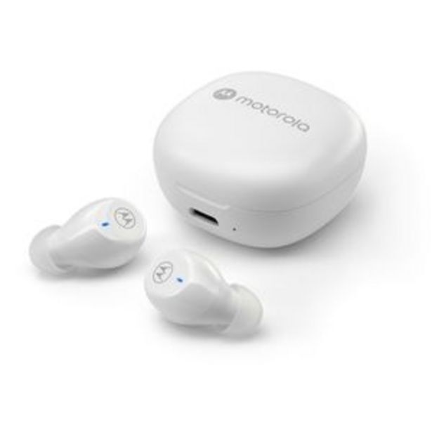 Frávega Auriculares bluetooth tws motorola moto buds 105 blanco oferta