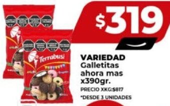 Supermayorista Vital VARIEDAD Galletitas ahora mas x390gr. oferta