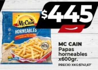 Supermayorista Vital MC CAIN Papas horneables x600gr. oferta
