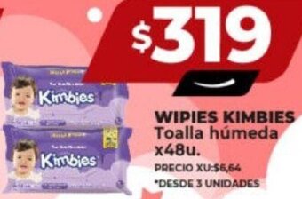 Supermayorista Vital WIPIES KIMBIES Toalla húmeda x48u. oferta