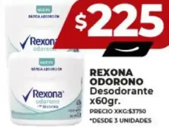Supermayorista Vital REXONA ODORONO Desodorante x60gr. oferta