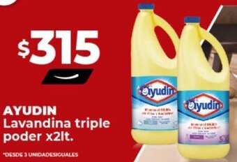 Supermayorista Vital AYUDIN Lavandina triple poder x2lt. oferta