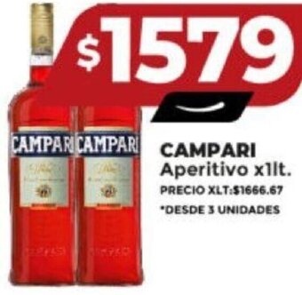 Supermayorista Vital CAMPARI Aperitivo x1lt oferta