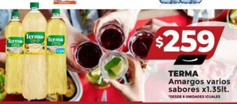 Supermayorista Vital TERMA Amargos varios sabores x1.35lt. oferta