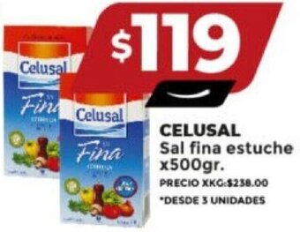 Supermayorista Vital CELUSAL Sal fina estuche x500gr. oferta