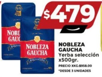 Supermayorista Vital NOBLEZA GAUCHA Yerba selección x500gr. oferta