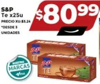 Supermayorista Vital S&P Te x25u oferta