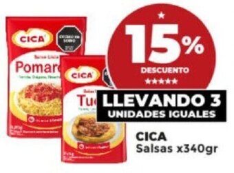 Supermayorista Vital CICA Salsas x340gr oferta