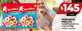 Supermayorista Vital Terrabusi ANILLOS Galletitas ahora mas x170gr. oferta