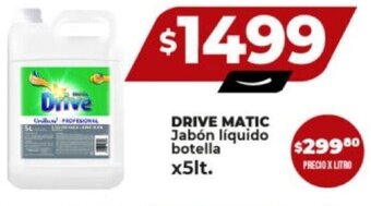 Supermayorista Vital DRIVE MATIC Jabón líquido botella x5lt. oferta