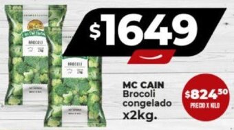 Supermayorista Vital MC CAIN Brocoli congelado x2kg. oferta