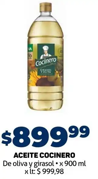Makro ACEITE COCINERO De oliva y girasol • x 900 ml oferta