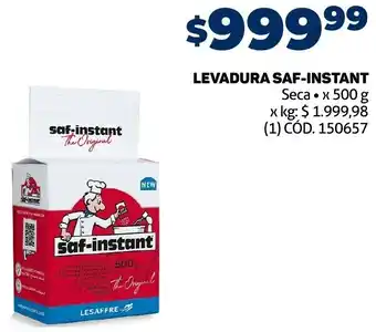 Makro LEVADURA SAF-INSTANT Seca • x 500 g oferta