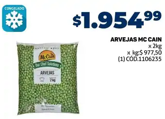 Makro ARVEJAS MC CAIN x 2kg oferta